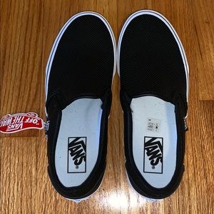 Black clip on vans